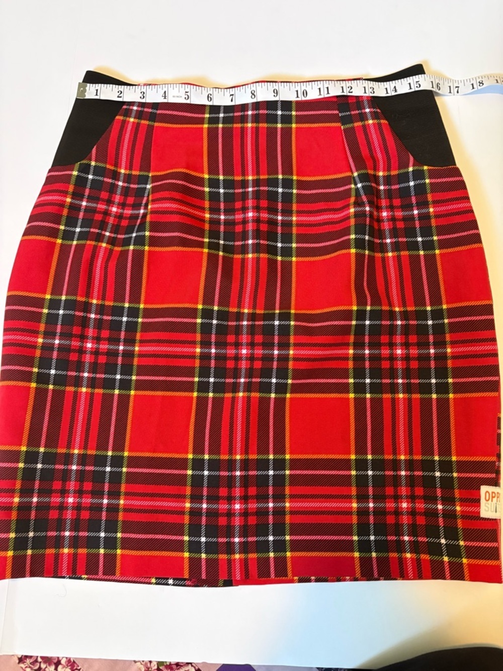 Opposuit, The Lumberjackie, Red Plaid Women's Blazer & Skirt Set, Sz 10. - Picture 8 of 16